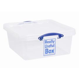 Really Useful 31.5L Plastic Storage Box - Clear