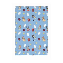 Bluey Christmas Fleece Throw - Blue - 150x100cm