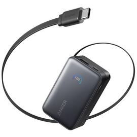 Anker 10000mAh 45W Nano Power Bank with Built-In USB-C Cable