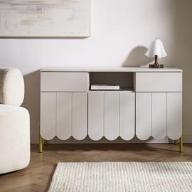 Habitat Fala 3 Door 2 Drawer Sideboard - Natural