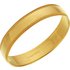 Revere 9ct Gold Plain Milgrain Wedding Ring - 4mm - O