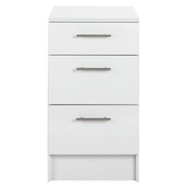 Argos Home Athina 500mm Fitted Kitchen 3 Drawer Unit - White