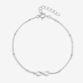 Simply Silver Infinity Chain Bracelet
