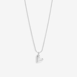 Simply Silver 925 Molten Heart Pendant