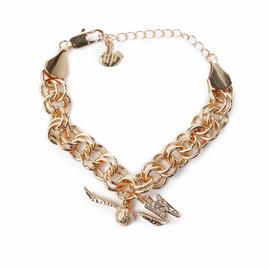 Custard London Gold Tone Harry Potter Charm Bracelet