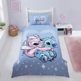 Disney Stitch & Angel Lilac Kids Bedding Set