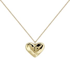 Radley 18ct Gold Plated Hammered Heart Pendant Necklace
