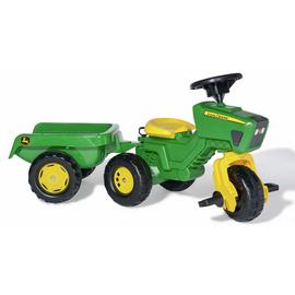 John Deere Tractor With Trailer