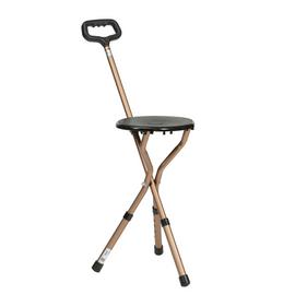 Drive Folding Walking Stick with Built-In Seat