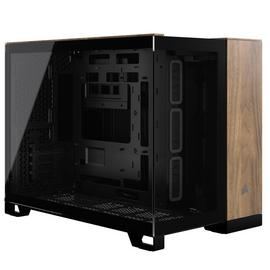 CORSAIR 2500X TG mATX Mid Tower PC Case - Black  Wood