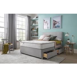 Silentnight Pavia Pocket Comfort Double Divan Set - Grey