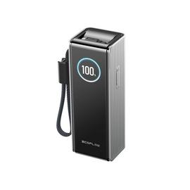 EcoFlow Rapid 25000mAh Power Bank with Built-in Cables-Black