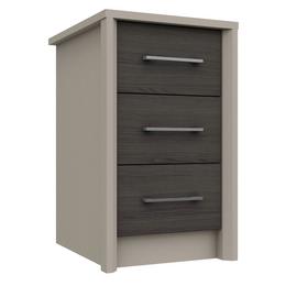 Lancaster 3 Drawer Bedside Table