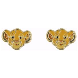 Disney The Lion King Simba Gold Plated Stud Earrings