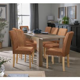 Argos Home Miami Extending Oak Dining Table & Chairs