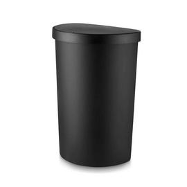 Tower 50 Litre Curved Sensor Bin - Black