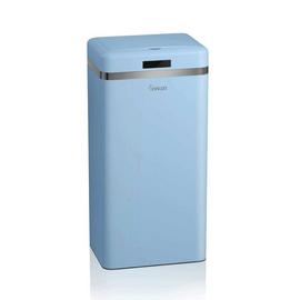 Swan 45L Retro Square Sensor Bin - Blue