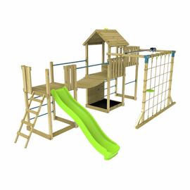TP Toys Skywood Wooden Climbing Frame with Activity Centres