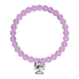 Disney Lilo and Stitch Silver Charm Beaded Bracelet