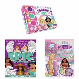 Disney Princess Sponge Art Book and Paint Set