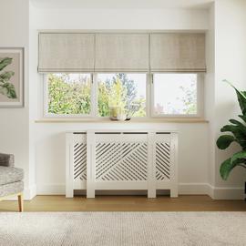 GFW Kobe Adjustable Radiator Cover - White