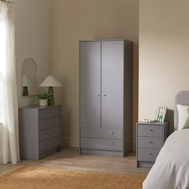 Argos Home Malibu 3 Piece 2 Door Wardrobe Set