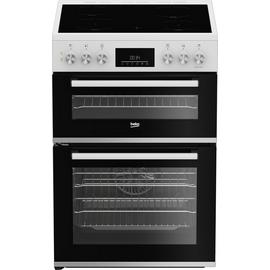 Beko FDC6731W 60cm Double Oven Electric Cooker - White