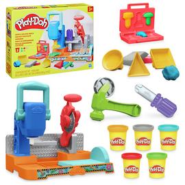 Play-Doh Stamp & Saw Tool Bench with 5 Tubs & 4 Accessories