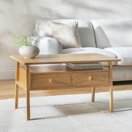 Habitat Calvin 2 Drawer Coffee Table - Oak