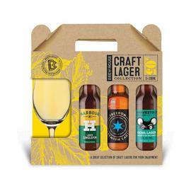 Blue Tree Craft Lager And Chalice Glass Gift Set