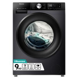 Hisense WF3S9043BB3 9KG 1400 Spin Washing Machine - Black