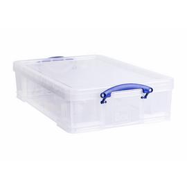 Really Useful 33L Plastic Underbed Storage Box - Clear