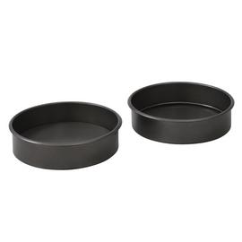 Argos Home Pack of 2 Round 19.4cm Sandwich Cake Tins