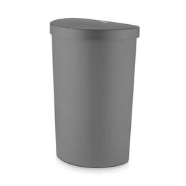 Tower 50 Litre Curved Sensor Bin - Grey
