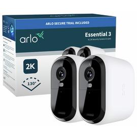 Arlo Essential 3 XL 2K Security Camera - Pack of 2