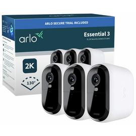 Arlo Essential 3 XL 2K Security Camera - Pack of 3