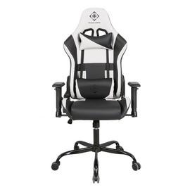 Deltaco DC210 Faux Leather Gaming Chair - Black and White