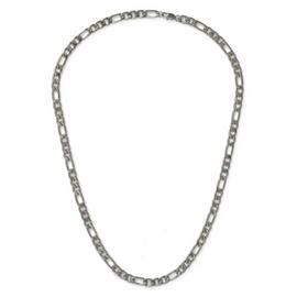 Uncommon Souls Silver Figaro Chain Necklace