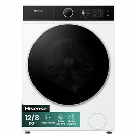 Hisense WD5I1245BWR 12/8KG 1400 Spin Washer Dryer - White