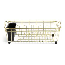 Habitat Large Wire Dish Drainer - Brass
