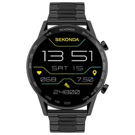 Sekonda Black Stainless Steel Bracelet Smart Watch