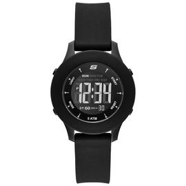Skechers Rosencrans Black Silicone Strap Digital Watch