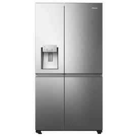 Hisense RS818N4TIE American Fridge Freezer - Stainless Steel