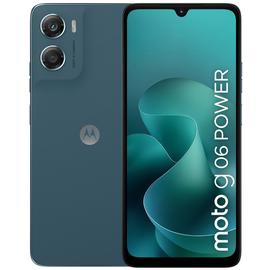 SIM Free Motorola g06 POWER 64GB AI Phone - Pantone Blue