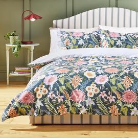 Argos Home Botanique Floral Blue Bedding Set