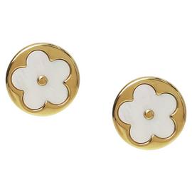 Liars & Lovers Stainless Steel Circle Flower Stud Earrings