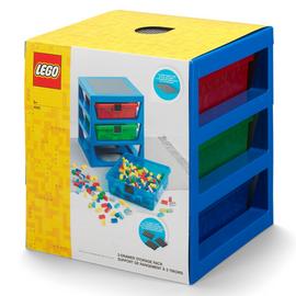 LEGO 3-Drawer Storage Rack - Blue