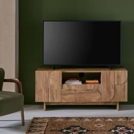 Habitat Yassica 2 Door 1 Drawer TV Unit - Oak