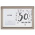 Hotchpotch Luxe 50th Birthday Grey Frame