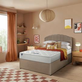 Silentnight Middleton Single Pocket Memory Divan Bed - Mink